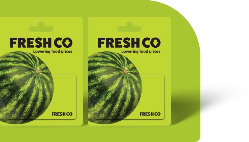 Pair of Freshco Giftcards