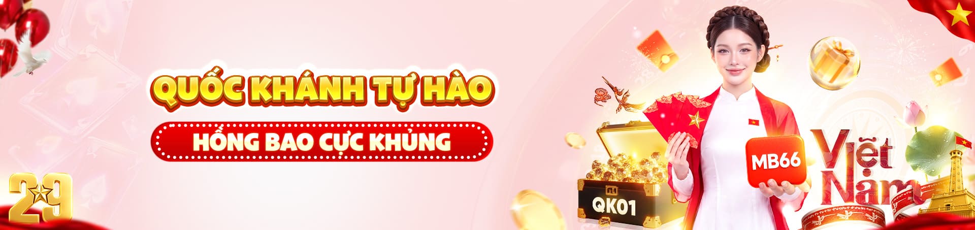MB66 hồng bao cực khủng mừng quốc khánh